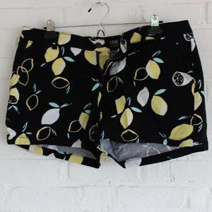 Lemon print shorts
